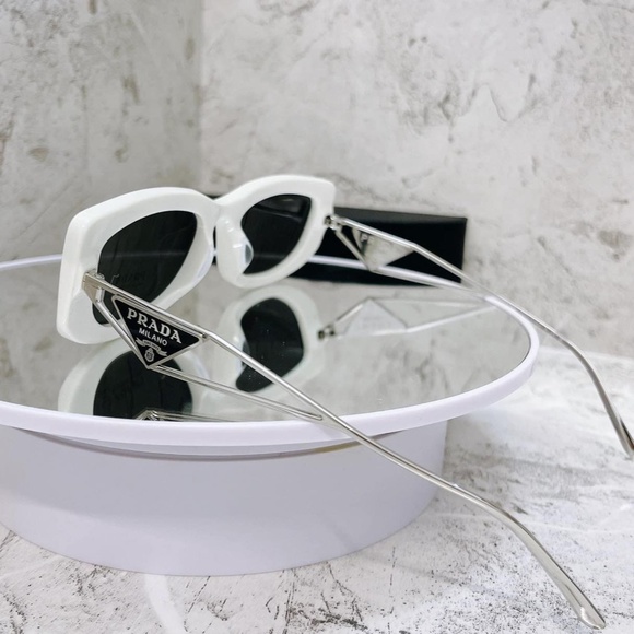 Prada White and Black Sunglasses main image 7